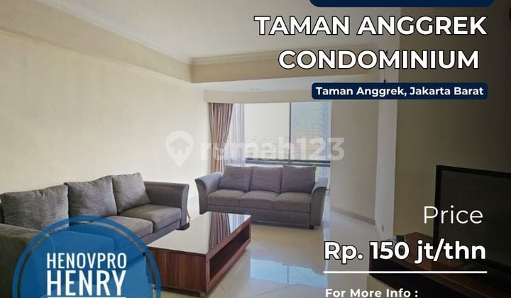Taman Anggrek Unit 3+1BR Full Furnish Best City View