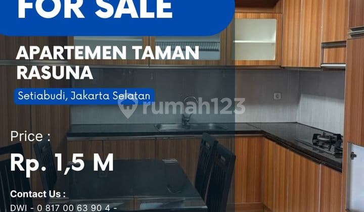 JUAL RUGI Taman Rasuna Unit 3+1BR Epic View Dibawah NJOP