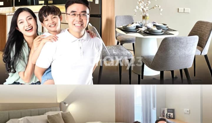 JUAL APARTEMEN 2 BEDROOM FURNIS LENGKAP SIAP HUNI ROSEBAY GRAHA FAMILI