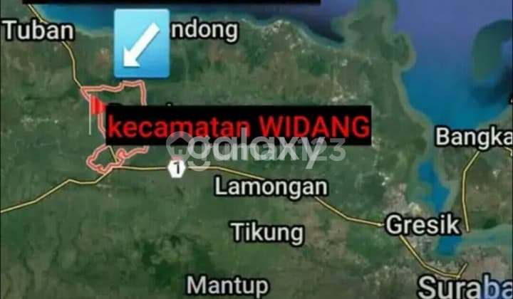 LAND FOR SALE IN WIDANG SUBDISTRICT, TUBAN INDUSTRIAL AREA, ENTERING ZONE 3 OF TUBAN INDUSTRY