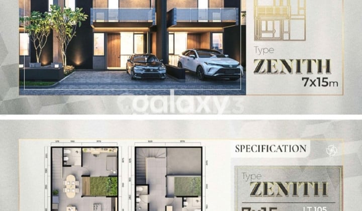 Jual Rumah Baru Modern Minimalis Central Park Merr