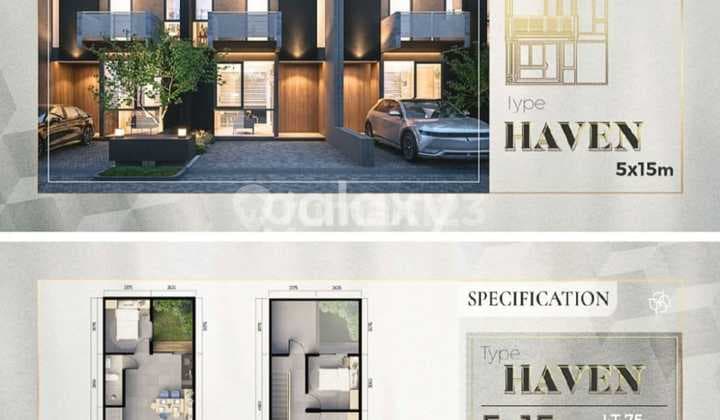 JUAL RUMAH BARU MODERN MINIMALIS CENTRAL PARK MERR