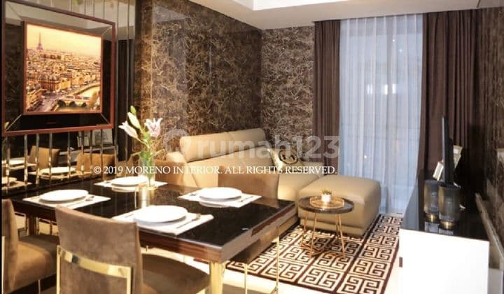 Casa Grande Phase 2 Fully Furnished Lantai Rendah 2 Br View Pool Full Marmer