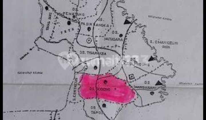 Dijual Tanah Kebun Rata 14826 m² SHM Desa Sodong Tigaraksa