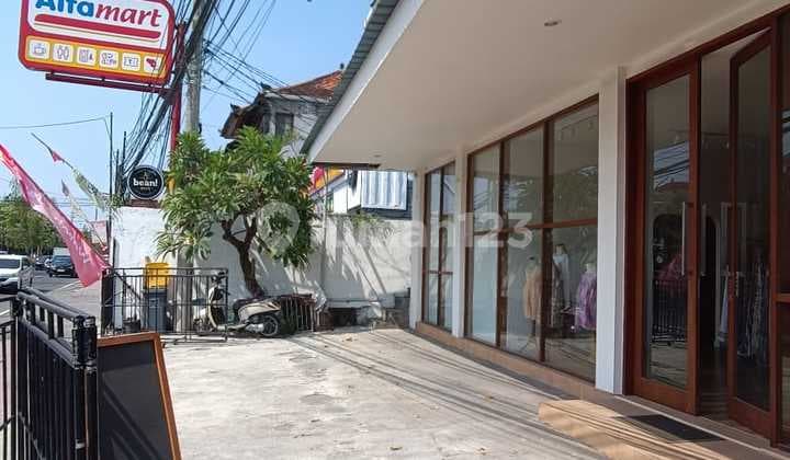 Tempat Usaha Ruko 1 Lantai Hadap Barat Bypass Sanur