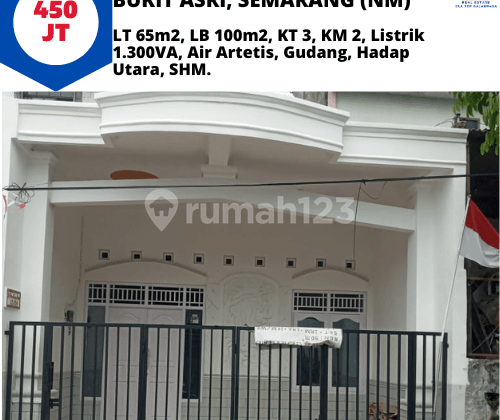 Jual cepat Rumah di Perum Taman Bukit Asri lokasi stategis