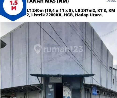 Jual Gudang dan Mess di Tanah Mas Jual Gudang dan Mess di Tanah Mas