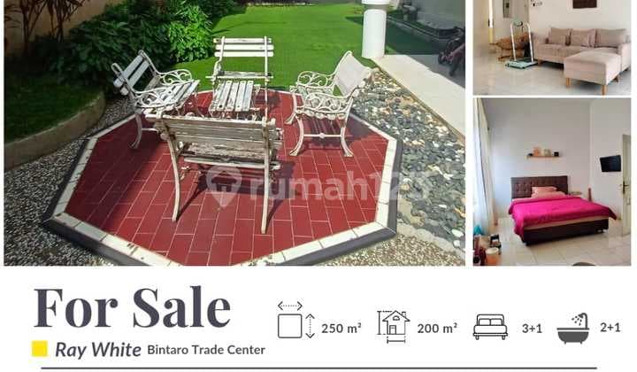 Rumah, 2 Lantai, SHM Bintaro Jaya Sektor 5 Luas 250M2