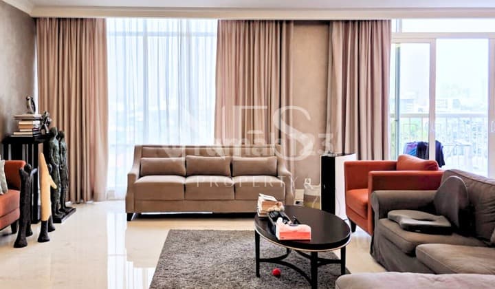 Botanica Apartment 3+1 BR, Nice, Fully Furnished, South Jakarta