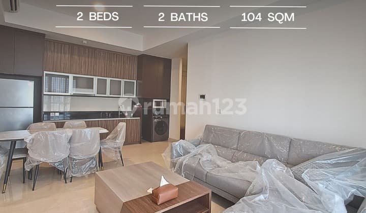 Lease 57 Promenade 2Br, 104 Sqm, Good Fully Furnished, Near MRT