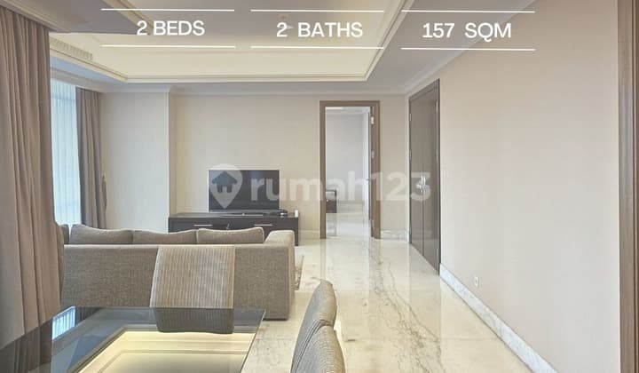 Jual Botanica Apartment 2Br Fully Furnished Kebayoran, Dekat Mall