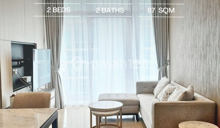 South Hills Apartment 2 BR 87 Sqm, Private Lift, Fully Furnished