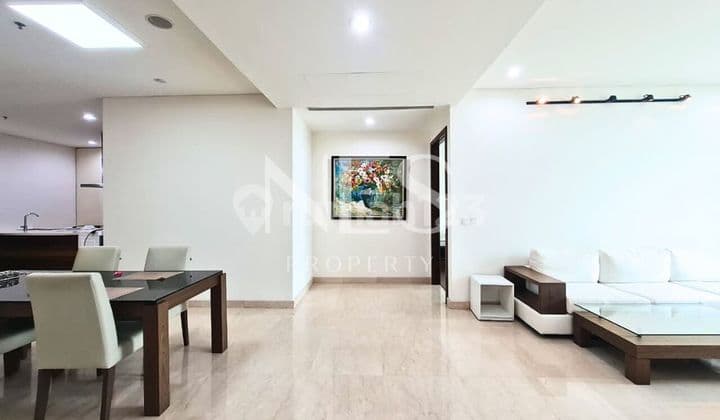 Jual Murah Pakubuwono House 2 BR + 1 Study, Bagus Fully Furnished