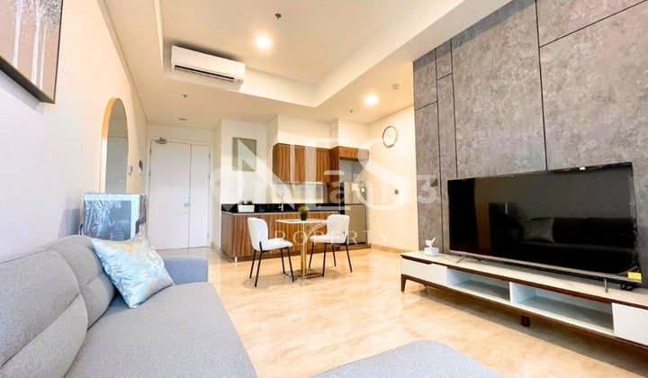 Jual Murah! 57 Promenade 1 BR 55 sqm, fully furnished, dekat mall