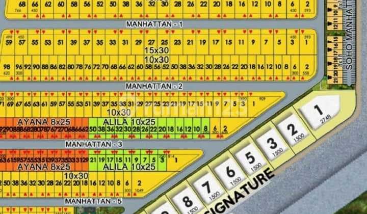 Disewakan Kavling Komersil Manhattan Pik2 Harga Mulai 40rb M2