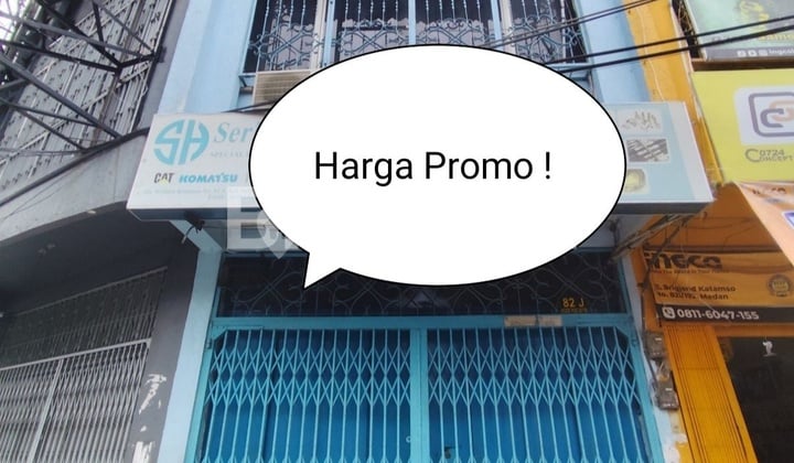 Ruko Sangat Top Murah 888 di Pusat Kota - Brigjen Katamso - Medan