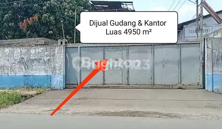 Dijual Cepatan Gudang & Kantor Hokki- Kompos- Medan.