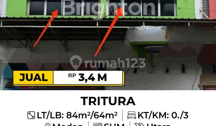 Ruko Gandeng Ceria 888 - Tritura - Medan Johor ( Jual Cepat)! Nego Sampai Deal Lah!