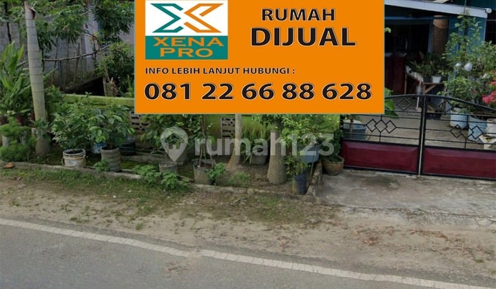 RUMAH TEPI JALAN DEKAT GERBANG TOL SAMBOJA
