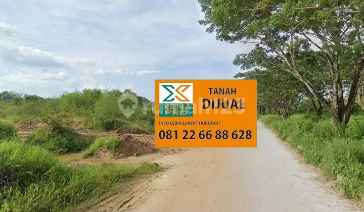 Tanah Luas Kawasan Industri Tepi Jalan Samarinda