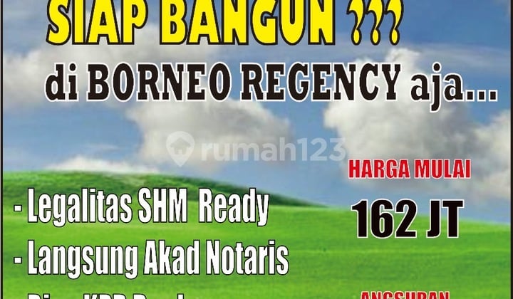 TANAH MURAH SIAP BANGUN DI LINGKUNGAN PERUMAHAN SAMARINDA