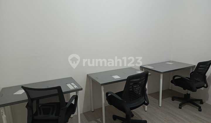 For rent: Fully furnished office unit at Samboja Building, Jatinegara, East Jakarta.