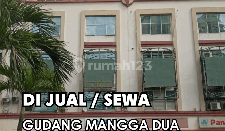 Dijual !!! Gudang Manggadua Lt = 8X16 4 Lantai Hadap Selatan