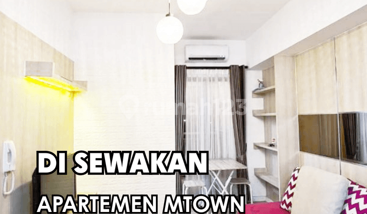 Disewakan!!! Apartemen Mtown Residence Tower Ellis Type 2 BR Furnish