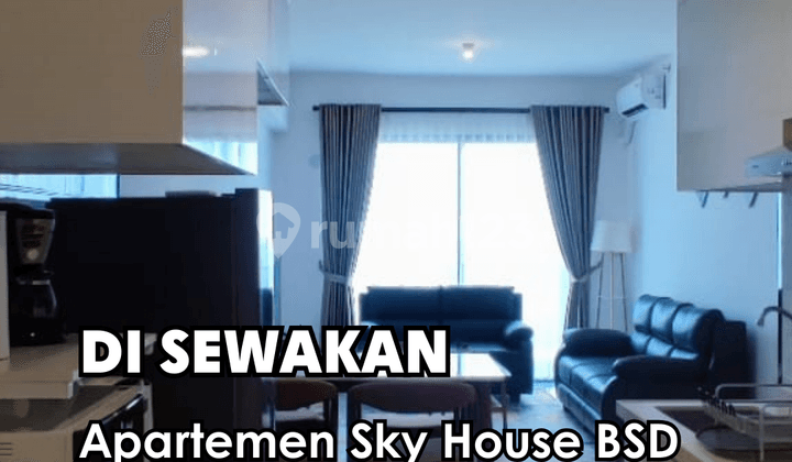 Di Sewakan !!! Apartemen Skyhouse Bsd 3 BR Full Furnish