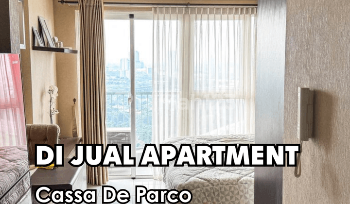 For Sale !! Cassa De Parco Apartment Studio Unit Type Fully Furnished