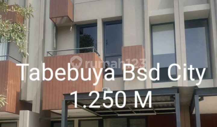 Rumah Bsd City Tabebuya 1.250 Nett Siap Huni Selisih 1 Rumah Dari Hoek
