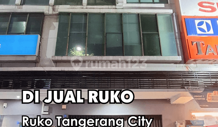 For Rent !!! Tangerang City Shop House 4 Floors, Fronting Main Road