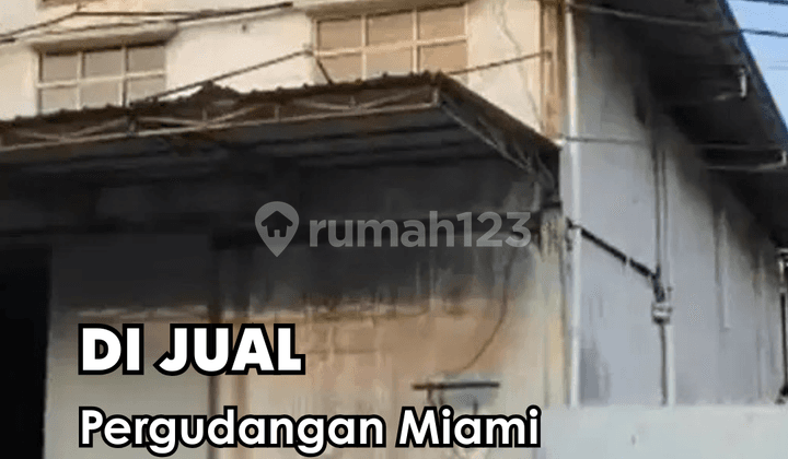 Dijual !!! Gudang Luas 660m2 Pergudangan Miami Kalideres Jarang Ada Bebas banjir