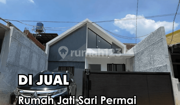 Di Jual !!! Rumah Baru Siap Huni Ala Kafe Estetik Jati Sari Permai