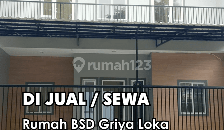 Di Jual !!! Rumah Bsd Griya Loka Sektor 1 Rumah Renovasi Rapih Siap Huni 5 Kt (2 Lantai)