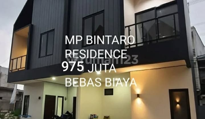 Rumah Baru 975 Jt Bintaro Bebas Biaya Biaya Biaya