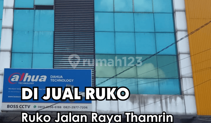 For Rent !!! 3-Storey Shop House on Jl. Thamrin, Size 4.5 X 17.5 M For Rent !!! 3-Storey Shop House on Jl. Thamrin, Size 4.5 X 17.5 M