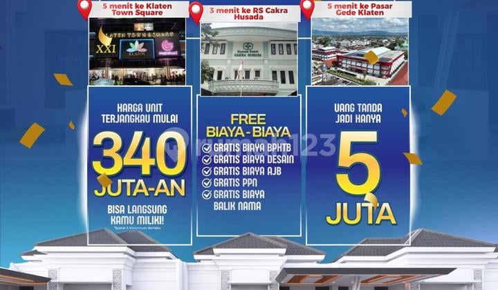 D'palm Residence - Gayamprit, Klaten Selatan 2 Menit ke Rs Cakra Husada Klaten