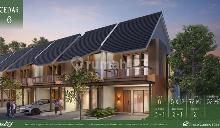 Dijual Rumah Forestine Citra Garden City Lokasi Strategis