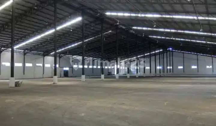 For Rent: Zero Road Access Strategic Warehouse on By Pass Krian, Sidoarjo