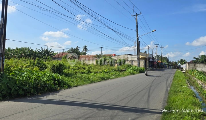 Tanah Pinggir Jalan Raya di Karangbahagia, Bekasi
