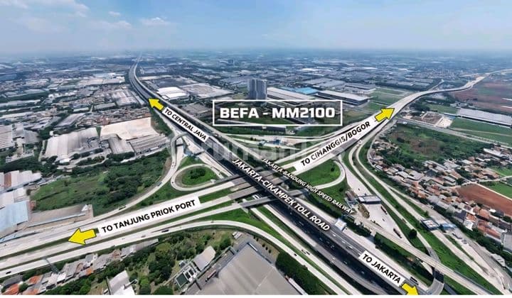 Dipasarkan Lahan Industri Di M M 2100 , Cikarang