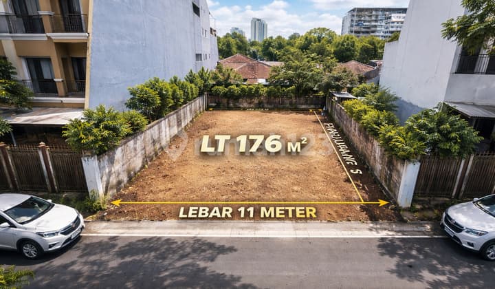 Rumah Lama Potensi Hitung Tanah Tanjung Duren Jakarta Barat