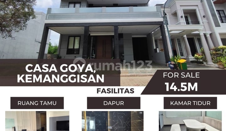 Rumah Mewah Bangunan Baru Casa Goya Kemanggisan Jakarta Barat