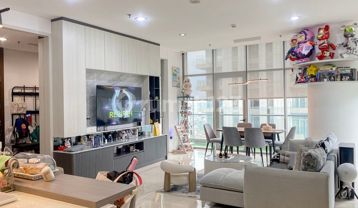 Dijual Murah Unit 3BR Double Private Lift Siap Huni di Verde Two fasilitas lengkap
