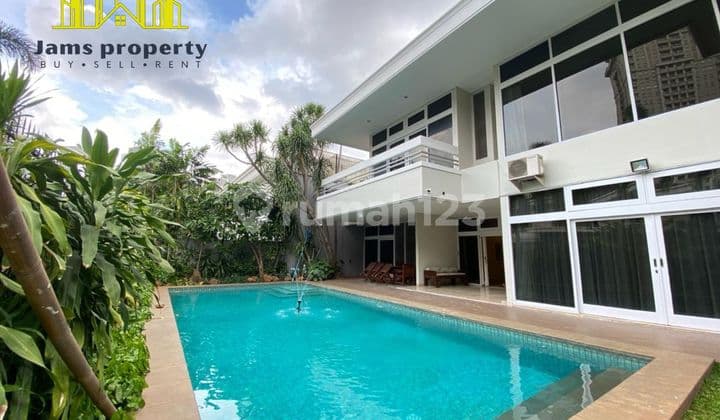 Cheap for Rent 5 Bedroom House Private Pool Ready to Occupancy Permata Hijau, South Jakarta