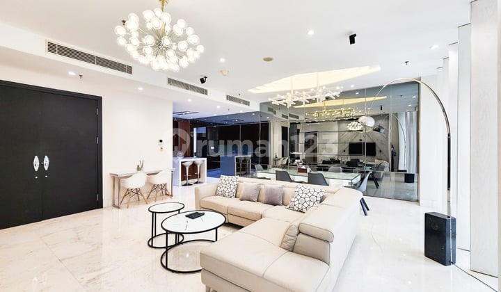 Rent Apartment Botanica, Simprug South Jakarta, 3 Bedrooms, Fully Furnished