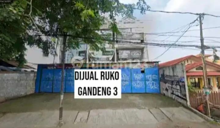 3 Ruko (gandeng) Luas, Strategis Siap Usaha