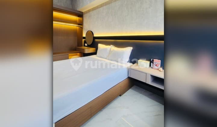 Sewa Studio Furnished Balcony Tower Amor Lantai 21 - Pakuwon City Bekasi | City View, Siap Huni!