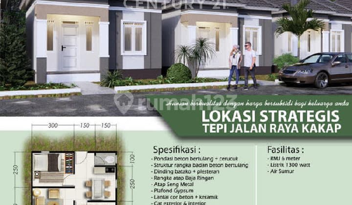 Rumah Subsidi Tepi Jln Raya Kakap Lengkap Dengan Pdam